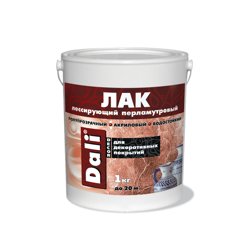 Лак лессирующий Dali-Decor перламутровый (золото) 1кг ( Т-ра перевозки не ниже +5град)