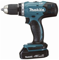 Дрель-шуруповерт аккумуляторная Makita DDF453 SYE,18В, 1,5Ач, Li-ion, 42Нм,2акк, кейс