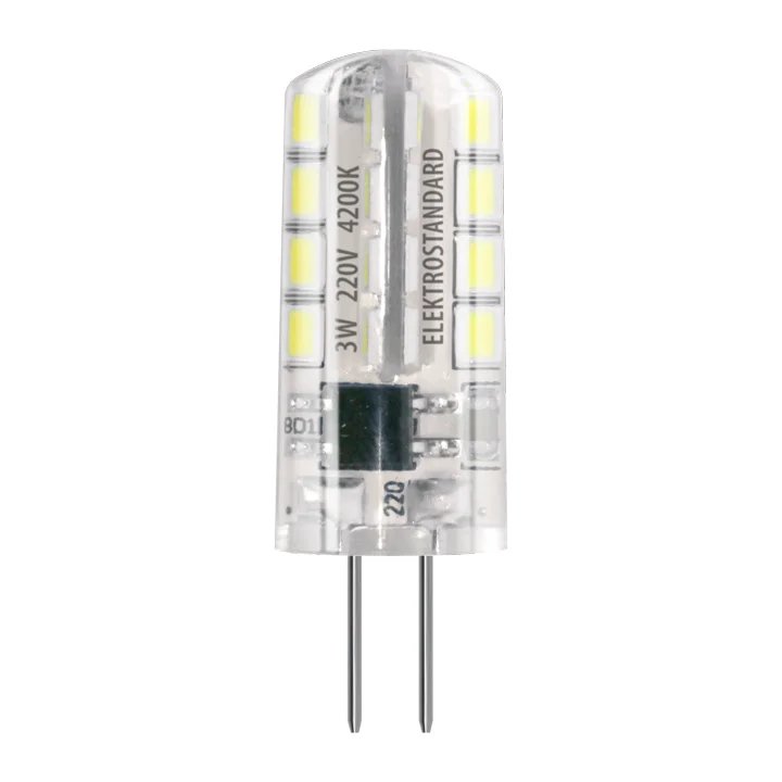 Лампа светодиодная 3W G4 220V 3300K (теплый) 360° SMD AC Elektrostandard