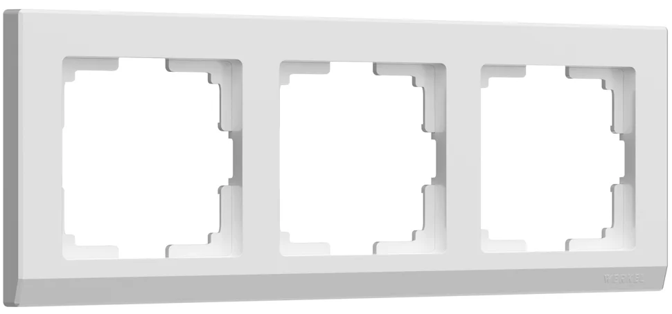 Рамка 3-местная Werkel Stark, белая, WL04-Frame-03-white, W0031801