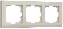 Рамка 3-местная Werkel Stark, слоновая кость, WL04-Frame-03-ivory, W0031803