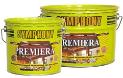Эмаль SYMPHONY премьера акриловая влагостойкая полуглянцевая А 1/0,9л пласт 1,08кг