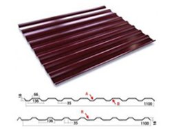 Профнастил С-20(Тип), 0.35 мм (Эконом), PE, RAL ** Stynergy, 1.15 * м2