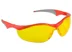 Очки защитные ЗУБР "МАСТЕР", поликарбонатная монолинза с мягкими двухкомпонентными дужками, желтые