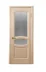 Дверь "Ульяновские двери" Анастасия стекло Византия с гравировкой ясень жемчуг 70, шпон
