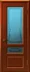 Дверь "Ульяновские двери" Валенсия 2 стекло белое сатинато Ривьера темный анегри тон 74 60, шпон