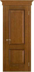 Дверь PORTE VISTA Шервуд глухая античный дуб тон 14 70, шпон