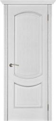 Дверь PORTE VISTA Лира глухая серебрянная патина тон 25 80, шпон