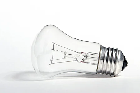 Лампа накаливания 60W E27 230V Грибок прозрачный ЛОН (кратность уп 144шт)