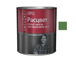 Грунт-эмаль по ржавчине 3 в 1 зеленая (RAL 6029) 1,9кг РАСЦВЕТ 5304
