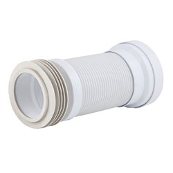 Слив раздвижной для унитаза армированный ОРИО L=270-550мм