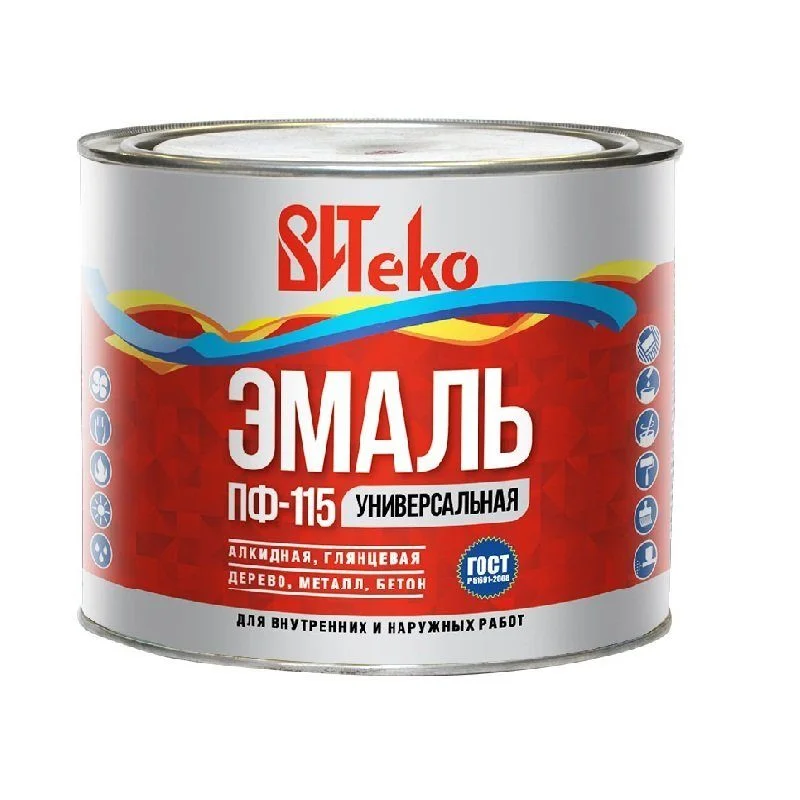 Эмаль ПФ-115 Красная 1,8 Кг ВИТЕКО Купить В Интернет-Магазине Идеи.