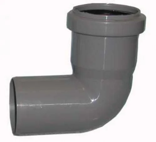 Отвод канализационный 40х87 с кольцом ПП (Политэк)