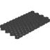 Решетка газонная GIDROLICA Eco Standart C250 пластиковая черная 700*400*32,8 мм арт.608