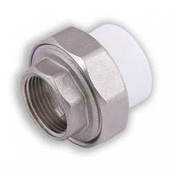 Муфта комбинированная разъемная PPR 50x1\'1/2 с внутренней резьбой (Американка) Россия