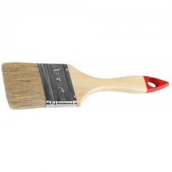 Кисть плоская 50мм светлая натуральная щетина, деревянная ручка, STAYER "UNIVERSAL-STANDARD"