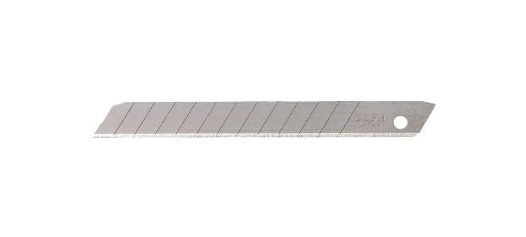 Лезвия сегментированные 9мм, 50 шт,13 сегментов, из нержавеющей стали, OLFA