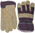 Перчатки рабочие STAYER "MASTER" комбинированные, кожаные из спилка с тиснением, XL