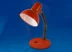 Лампа настольная Uniel красный TLI-204, 60W Е27 (пакет)