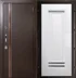 Дверь мет. REGIDOORS Норд-2 880х2055 "Л" муар коричневый/"Рим" с ковкой ясень жемчужный