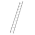 Лестница односекционная алюминиевая DOGRULAR 1x15 ступеней, высота 4,26м