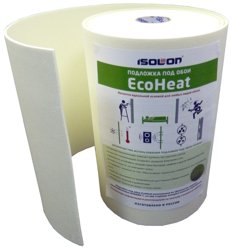 Подложка под обои EcoHeat 5мм размер 0,5*14м (7м2)