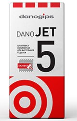 Шпаклевка полимерная DANOGIPS JET 5 выравнивающая 25 кг