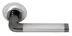 Ручка дверная MORELLI MH-03 SN/BN белый никель/черный никель