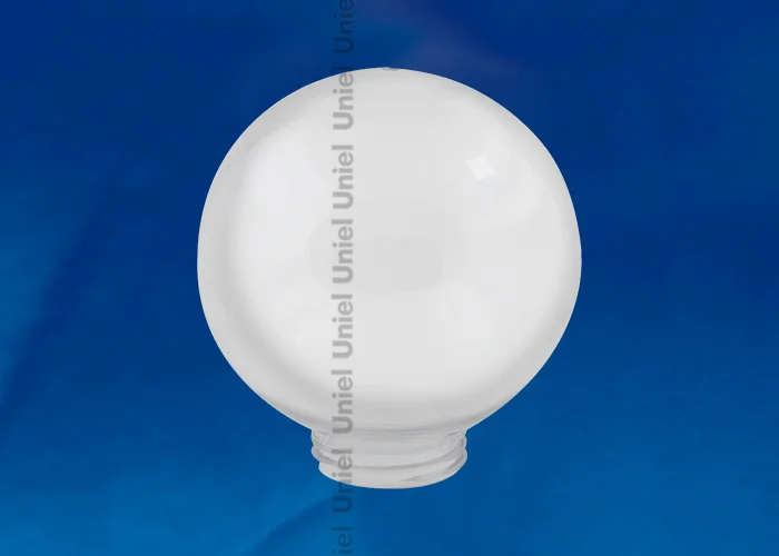 Плафон-шар гладкий, МОЛОЧНЫЙ для садовых светильников, d=200мм Uniel (к 10407186)