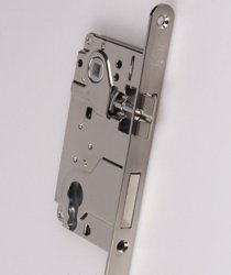 Замок дверной под цилиндр HANDLE DESIGN 8001С SN матовый никель