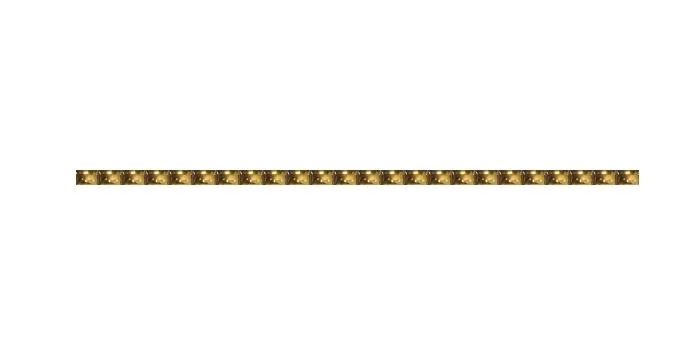 Плитка GRACIA CERAMICA бордюр-бусинка Gold 0,7х25