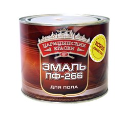 Эмаль ПФ-266 желто-коричневая 0,8кг Царицынские краски