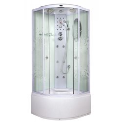 Кабина душевая NIAGARA 900х900х2200, высокий поддон, стекло ТОНИРОВАННОЕ, арт. NG-308-01