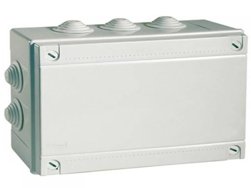 Коробка распределительная ОП IP55 300х220х120 (10 каб.ввод.) ДКС 54300