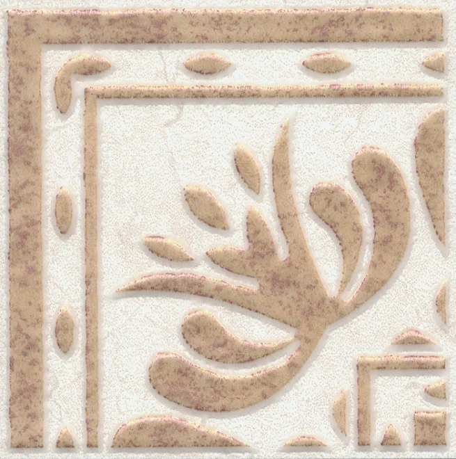 Плитка KERAMA MARAZZI Лаурито вставка орнамент 7,7х7,7 арт.AD\A255\6276