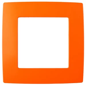 Рамка 1-местная Эра12, оранжевый, арт.12-5001-22