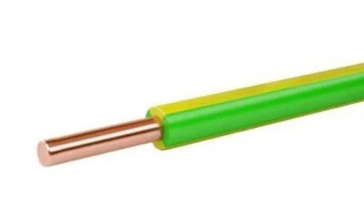 Электропровод ПуВ 25 желто-зеленый
