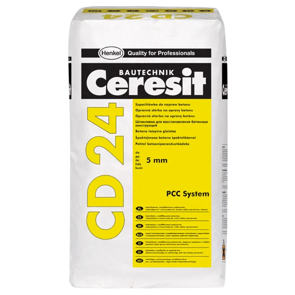 Шпаклевка финишная CERESIT CD 24 для бетона 25 кг