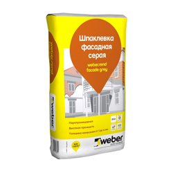 Шпаклевка фасадная финишная ВЕБЕР.РЕНД ФАСАД серая 20 кг