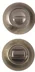Завёртка сантехническая BUSSARE на круглой накладке WC-10 ANT.BRONZE (античная бронза)