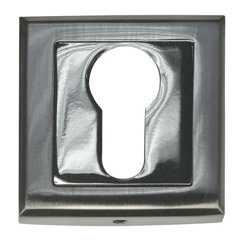 Накладка под евроцилиндр BUSSARE квадратная B0-30 S.CHROME хром матовый
