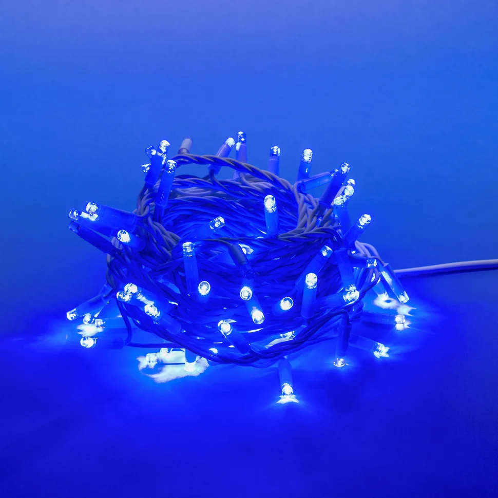 Гирлянда с контроллером 120LED, синяя, 10 м, ULD-S1000-120/DWA BLUE IP67