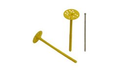 Дюбель для теплоизоляции стеклопластиковый гвоздь 10x120 TDZP bau-fix (уп 500шт)