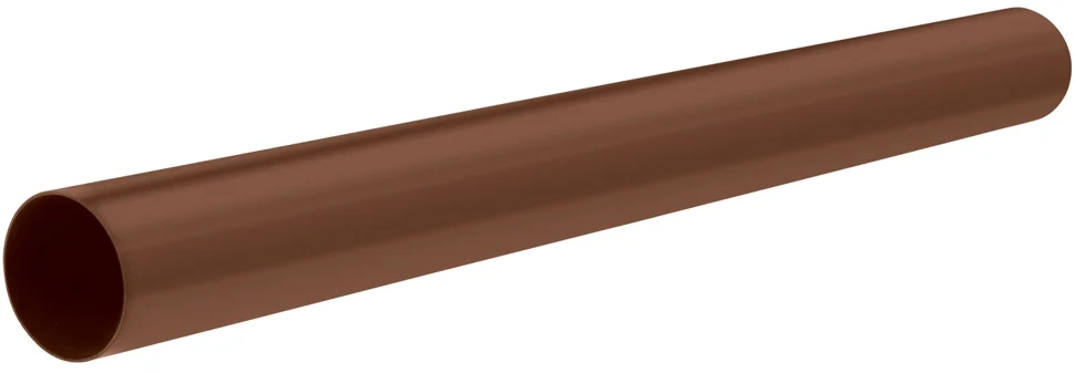 Труба водосточная коричневая, L=3м.п, Альтапрофиль Стандарт