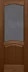 Дверь ОКА "Лео" стекло графит античный орех 80 (браш массив сосны)