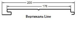 М/Сайдинг Принт Элит **, М-2 - LINE, толщина 0.5мм, размер 0,2*м2