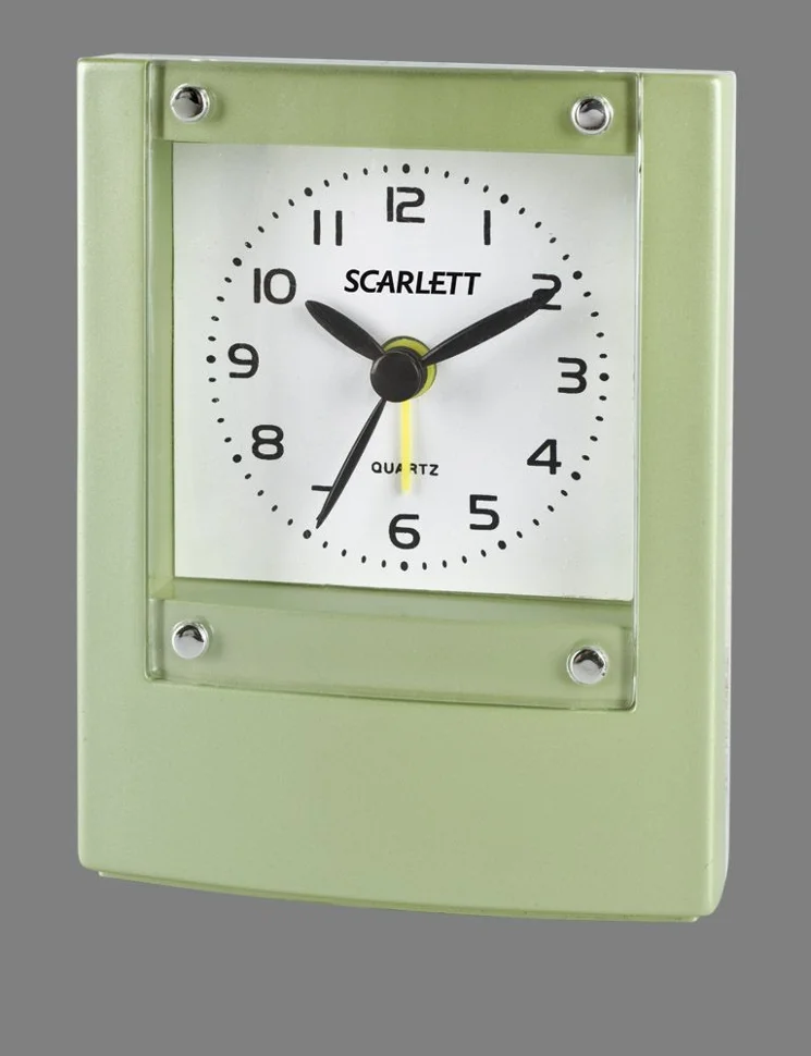 Будильник Scarlett SC-801 зеленый