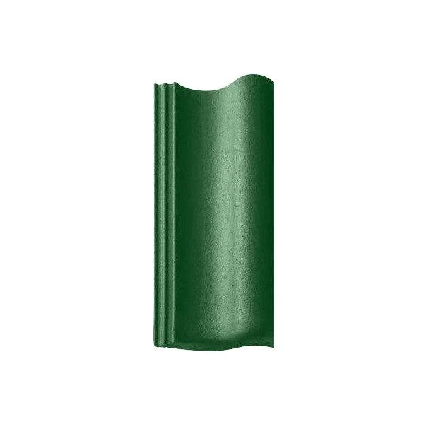 Черепица половинчатая BRAAS Янтарь 420х180 мм, зеленая