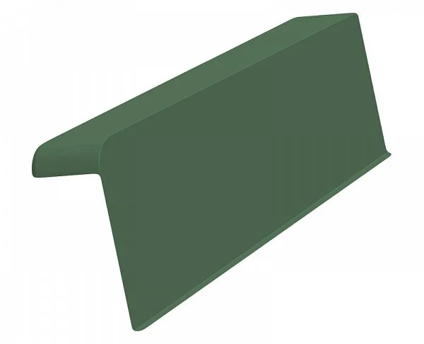 Черепица боковая облегчённая, правая BRAAS Янтарь, зеленая