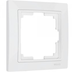 Рамка 1-местная Werkel Snabb basic, белый, WL03-Frame-01-Basic-white, W0012001